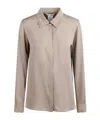 Max Mara Nola Organdy Shirt Clothing In Nude