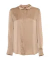 Max Mara Baden Camel Shirt In Nude