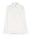 Max Mara Long-sleeved Shirt In White