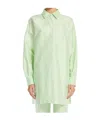 Max Mara Long-sleeved Shirt In White