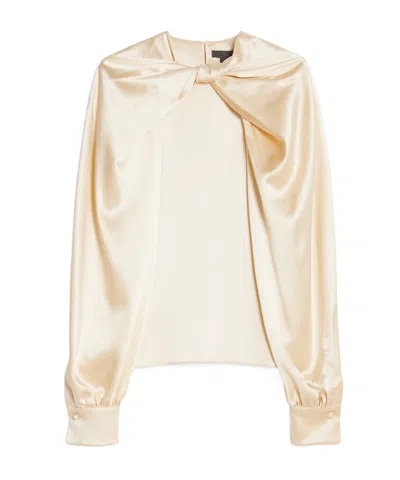 Max Mara Long-sleeved Shirt In White