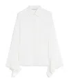 Max Mara Long-sleeved Shirt In White