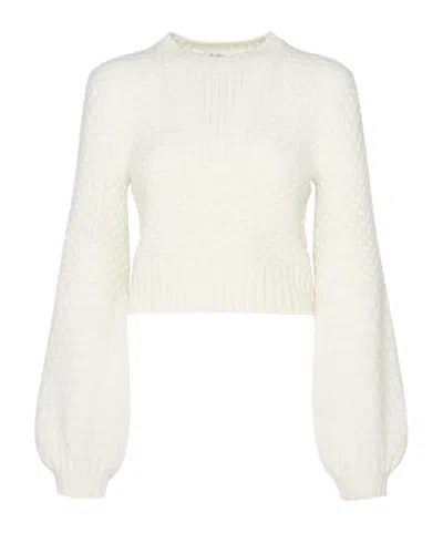 Max Mara Long-sleeved Short Sweater