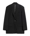 Max Mara Long-sleeved Suit Coat In Black
