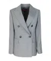 Max Mara Studio Jacket In Gray