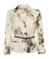 Max Mara Long-sleeved Suit Coat In Nude