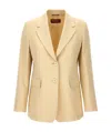 Max Mara Cordova Blazer In Nude