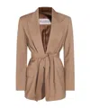Max Mara Beige Wool Talento Blazer In Neutral