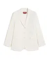 Max Mara Single-breasted Casual Jacket In White