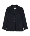 Max Mara Long-sleeved Suit Jacket In Black