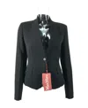 Max Mara Long Sleeved Suit Jacket In Black