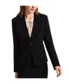 Max Mara Long Sleeved Suit Jacket In Black
