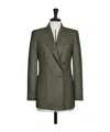Max Mara Long-sleeved Suit Jacket In Gray