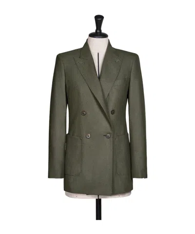 Max Mara Long-sleeved Suit Jacket In Gray
