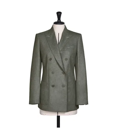 Max Mara Long-sleeved Suit Jacket In Brown
