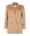 Max Mara Long-sleeved Suit Jacket In Brown