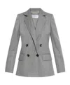 Max Mara Long-sleeved Suit Jacket In Gray