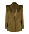 Max Mara Long-sleeved Suit Jacket In Multi