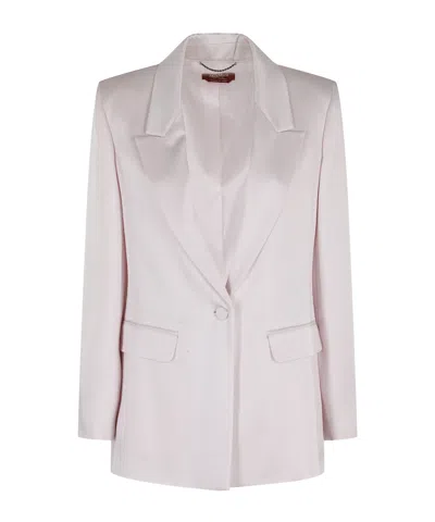 Max Mara Long-sleeved Suit Jacket In Multi