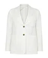 Max Mara Long-sleeved Suit Jacket In Seta
