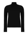 Max Mara Long-sleeved Sweater In Black