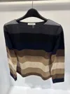 Max Mara Long-sleeved Sweater In Black