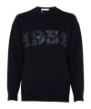 Max Mara Black Wool Blend Plata Sweater In Black
