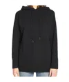 Max Mara Sweatshirt In Wool And Cashmere In Black