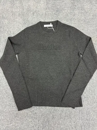 Max Mara Long-sleeved Sweater In Black