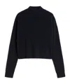 Max Mara Long-sleeved Sweater In Black