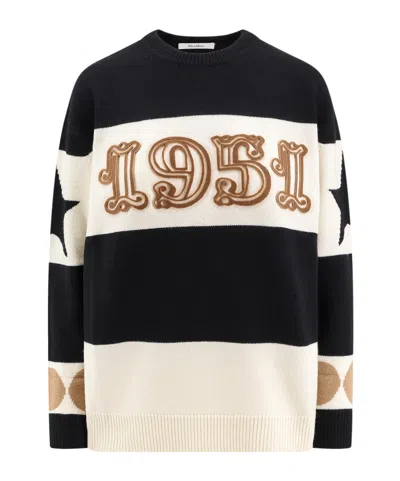 MAX MARA MAX MARA DIRCE STAR PATTERNED CREWNECK JUMPER