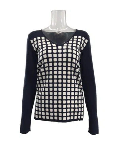 Max Mara Long-sleeved Sweater In Black