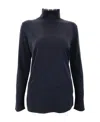 Max Mara Long-sleeved Sweater In Black