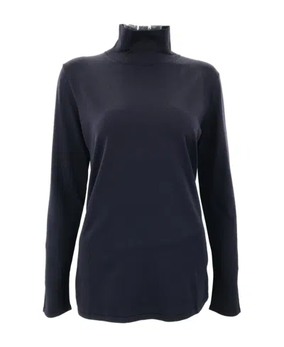 Max Mara Long-sleeved Sweater In Black