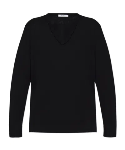MAX MARA MAX MARA V-NECK LONG-SLEEVED JUMPER