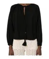 Max Mara Long-sleeved Sweater In Black