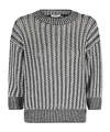 Max Mara Long-sleeved Sweater In Black