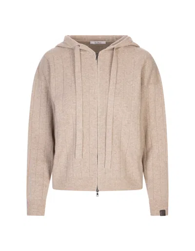 Max Mara Long-sleeved Sweater In Brown