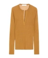 Max Mara Long-sleeved Sweater In Brown