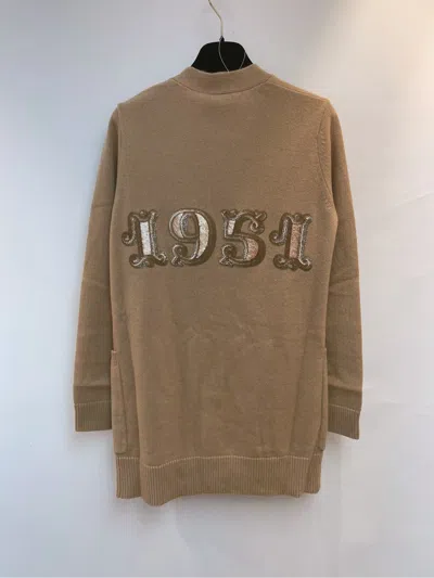 Max Mara Long-sleeved Sweater In Brown