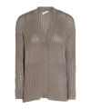 Max Mara Long-sleeved Sweater In Gray
