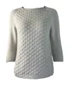 Max Mara Long-sleeved Sweater In Gray
