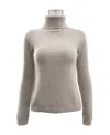 Max Mara Long-sleeved Sweater In Gray