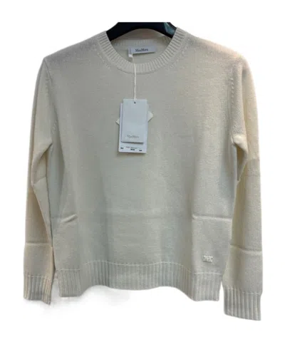 Max Mara Long-sleeved Sweater In Gray
