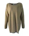 Max Mara Long-sleeved Sweater In Green