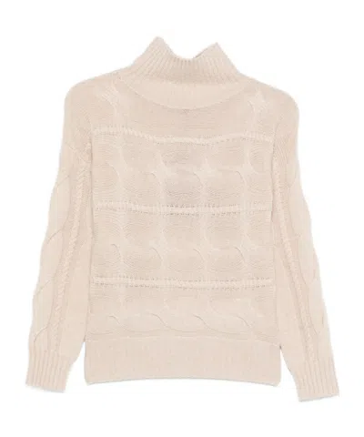 Max Mara Long-sleeved Sweater In Neutral