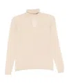 Max Mara Long-sleeved Sweater In Neutral