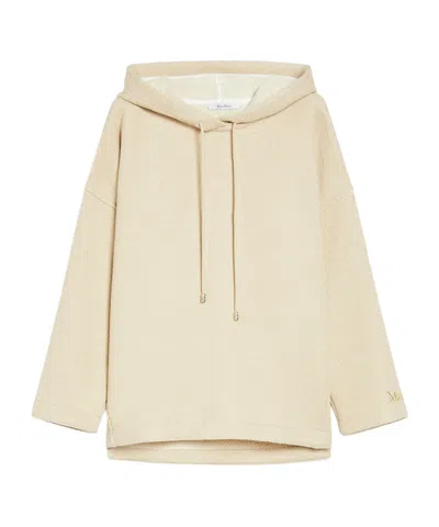 Max Mara Long-sleeved Sweater In Nude