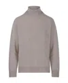 Max Mara Long-sleeved Sweater In Nude