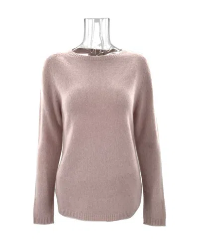 Max Mara Long-sleeved Sweater In Nude